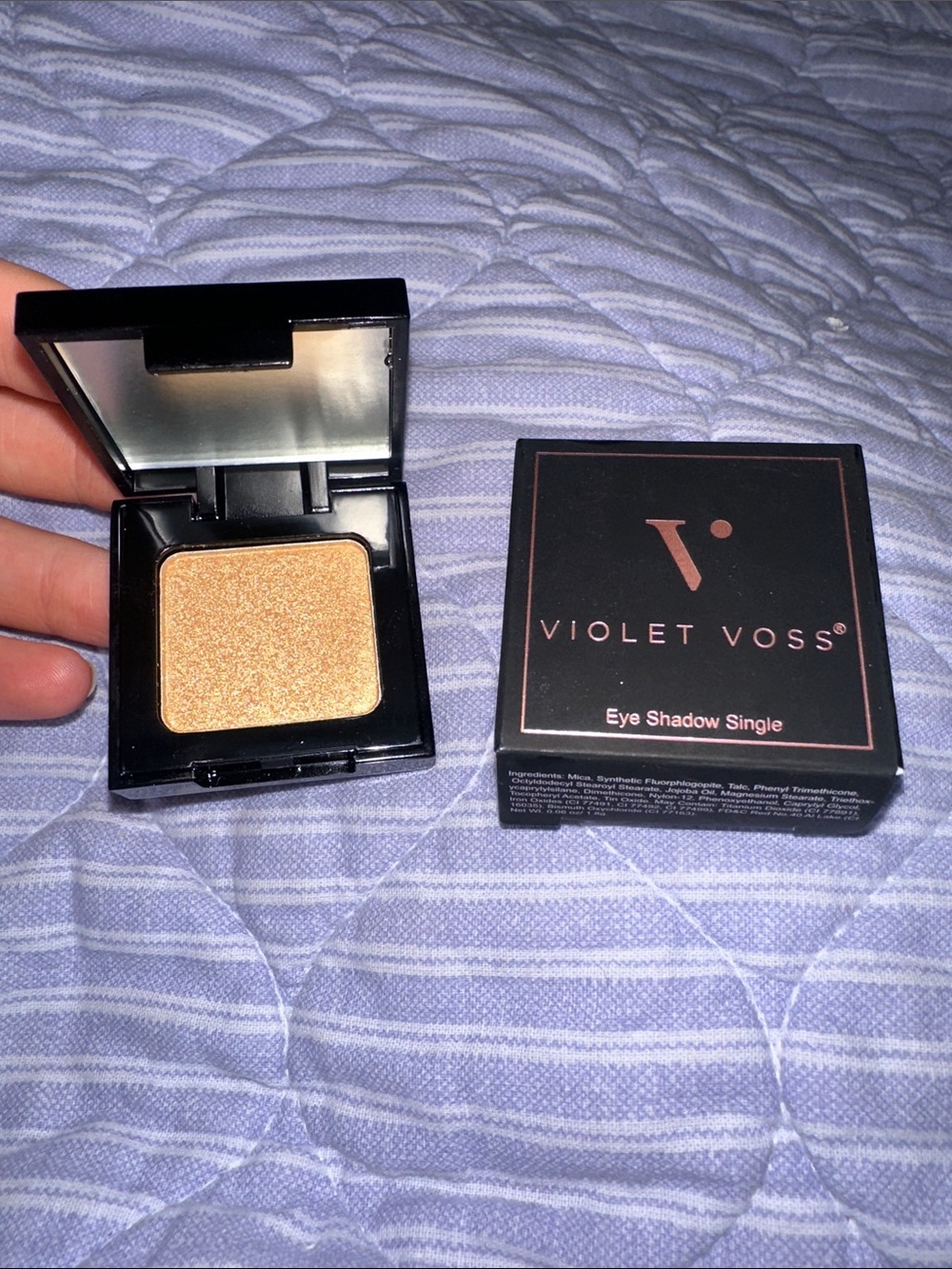 Violet Voss Shimmery Golden-Copper Single Eyeshadow